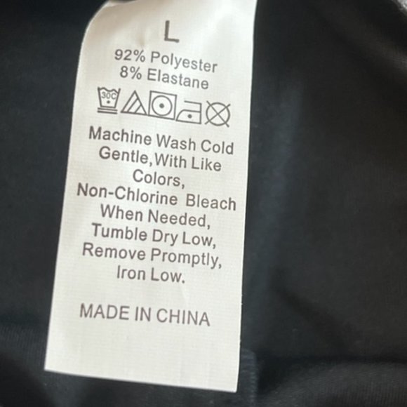 High Rise Sexy Yoga / Booty Short Wide Waistband -Black & Gray 3 pairs NEW SizeL - Picture 8 of 14